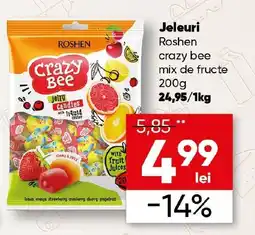 PROFI Jeleuri Roshen crazy bee mix de fructe Ofertă