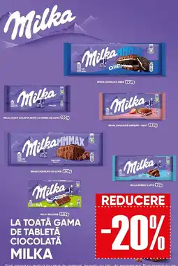 PROFI La toată gama de tabletă ciocolată Milka Ofertă