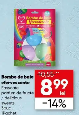 PROFI Bombe de baie tfervescente Easycare parfum de fructe Ofertă