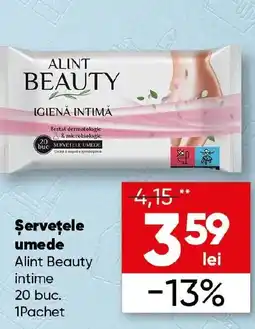 PROFI Şerveţele umede Alint Beauty intime Ofertă