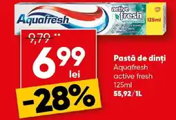 PROFI Pastă de dinți Aquafresh active fresh Ofertă