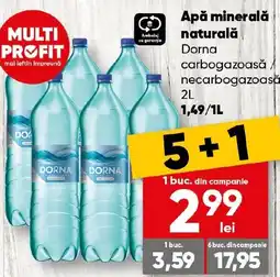 PROFI Apă minerală naturală Dorna Ofertă