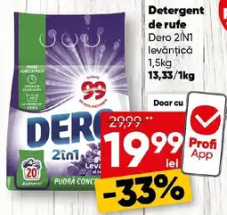 PROFI Detergent de rufe Dero 2 In1 levǎnţică Ofertă
