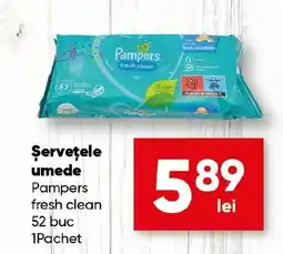PROFI Şerveţele umede Pampers fresh clean Ofertă