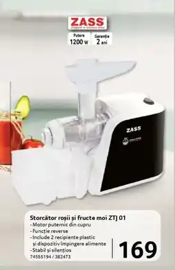 Selgros Storcǎtor roşii şi fructe moi ZTJ 01 Ofertă