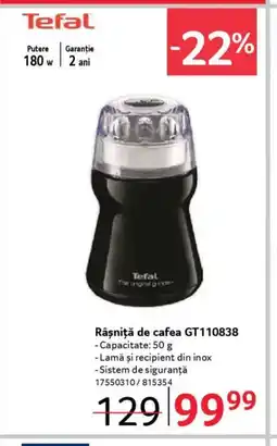 Selgros TEFAL Râşniţă de cafea GT110838 Ofertă