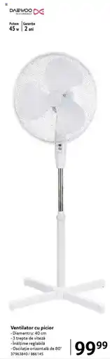Selgros Ventilator cu picior Ofertă