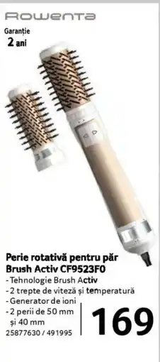 Selgros Perie rotativă pentru păr Brush Activ CF9523F0 Ofertă