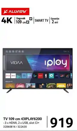 Selgros ALLVIEW TV 109 cm 431PLAY6200 Ofertă