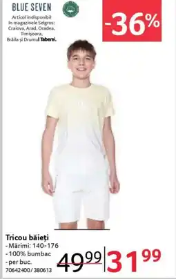 Selgros BLUE SEVEN Tricou băieți Ofertă