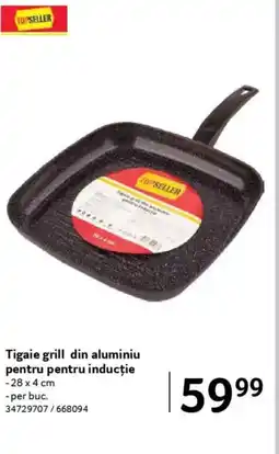 Selgros Tigaie grill din aluminiu pentru inducție Ofertă