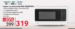Selgros Cuptor cu microunde MM-EM20PWH Ofertă