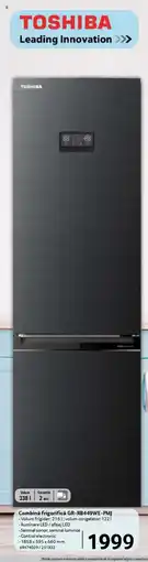 Selgros TOSHIBA Combină frigorifică GR-RB449WE-PMJ Ofertă