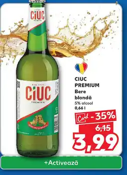Kaufland CIUC Premium Bere blondă Ofertă