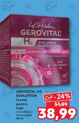 Kaufland GEROVITAL H3 Evolution Cremă pentru faţă Ofertă