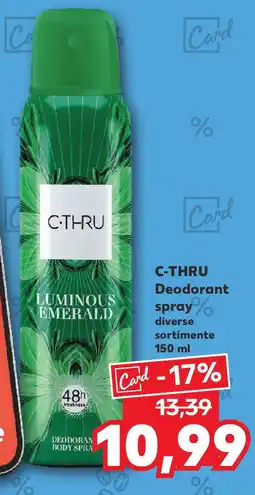 Kaufland C-THRU Deodorant spray Ofertă