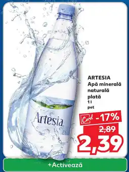 Kaufland ARTESIA Apă minerală naturală plată Ofertă
