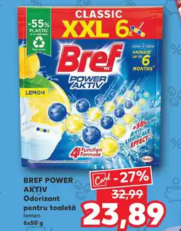 Kaufland BREF POWER AKTIV Odorizant pentru toaletă Ofertă