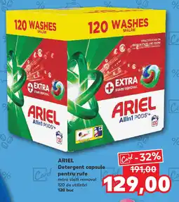 Kaufland ARIEL Detergent capsule pentru rufe Ofertă