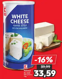 Kaufland Telemea de vacă Ofertă