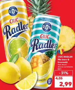 Kaufland CIUC RADLER Mix bere & limonadă Ofertă