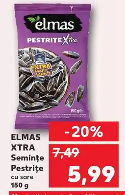 Kaufland ELMAS XTRA Seminţe Pestriţe cu sare Ofertă