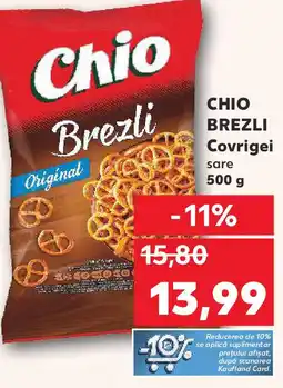 Kaufland CHIO BREZLI Covrigei sare Ofertă