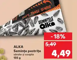 Kaufland ALKA Seminţe pestrițe sărate și coapte Ofertă