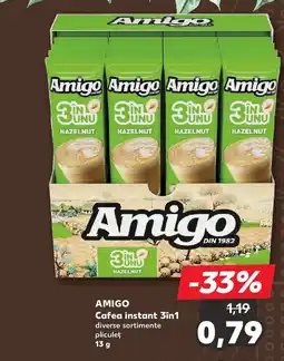 Kaufland AMIGO Cafea instant 3în1 Ofertă