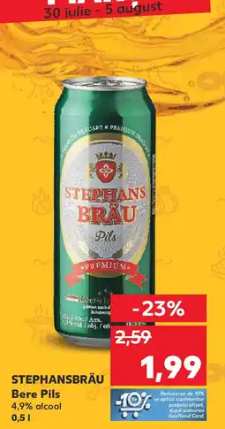 Kaufland STEPHANSBRÄU Bere Pils Ofertă