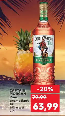 Kaufland CAPTAIN MORGAN Rom aromatizat Tiki Ofertă