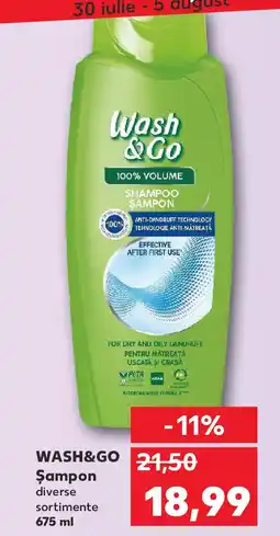 Kaufland WASH&GO Şampon Ofertă