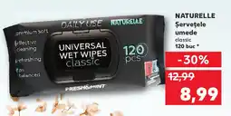 Kaufland NATURELLE Şerveţele umede classic Ofertă