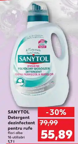 Kaufland SANYTOL Detergent dezinfectant pentru rufe Ofertă