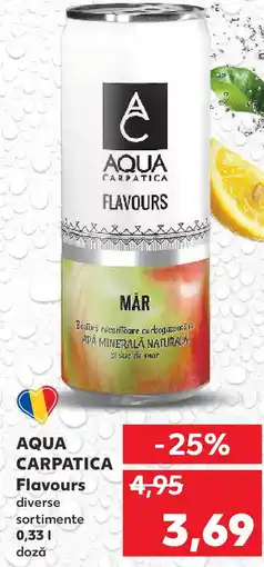 Kaufland AQUA CARPATICA Flavours Ofertă