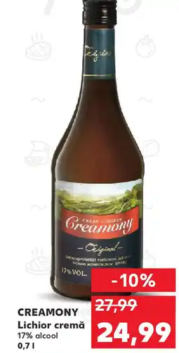 Kaufland CREAMONY Lichior cremă Ofertă