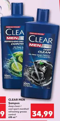 Kaufland CLEAR MEN Şampon Ofertă