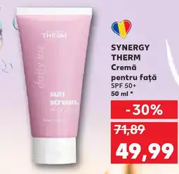 Kaufland SYNERGY THERM Cremă pentru faţă Ofertă