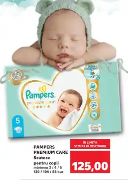 Kaufland Pampers premium care scutece pentru copii Ofertă