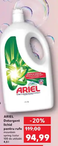 Kaufland ARIEL Detergent lichid pentru rufe Ofertă
