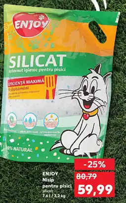 Kaufland ENJOY Nisip pentru pisici Ofertă