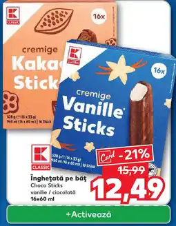 Kaufland Îngheţată pe băţ Ofertă