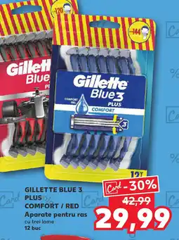 Kaufland GILLETTE BLUE 3 PLUS COMFORT / RED Aparate pentru ras Ofertă