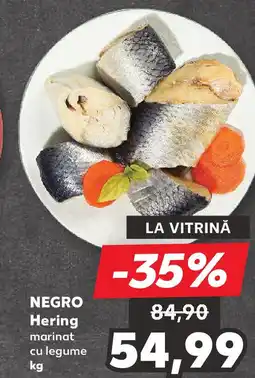 Kaufland NEGRO Hering marinat cu legume Ofertă
