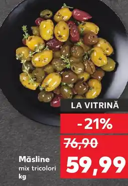 Kaufland Măsline mix tricolori Ofertă