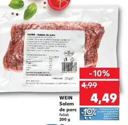 Kaufland WEIN Salam de porc feliat Ofertă