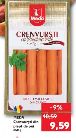 Kaufland MEDA Crenwurşti din piept de pui Ofertă