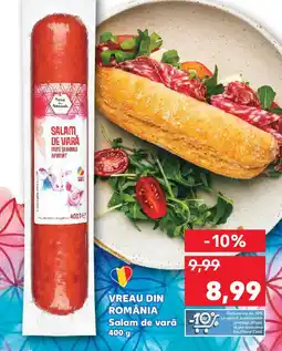 Kaufland VREAU DIN ROMÂNIA Salam de vară Ofertă