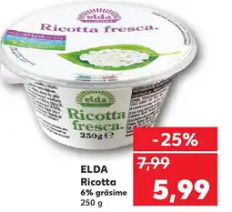 Kaufland ELDA Ricotta Ofertă