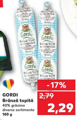 Kaufland GORDI Brânză topită Ofertă